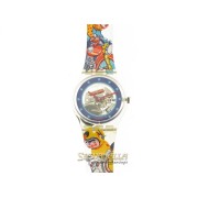 SWATCH Tin Toy classic quarzo cassa e cinturino plastica colorata new